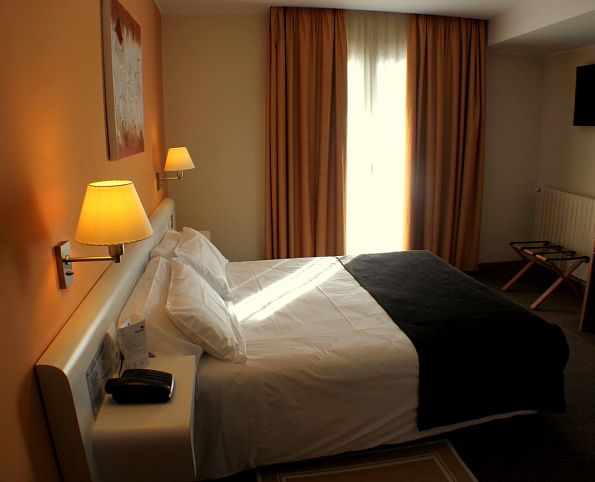 Double room with ski slope views