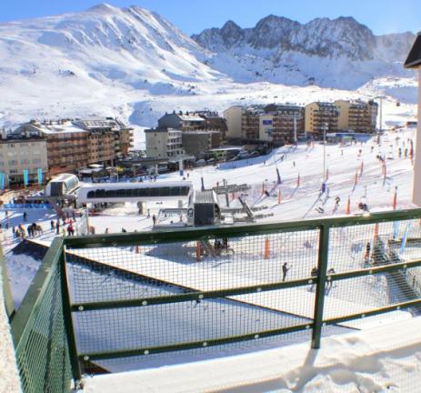 Chambre double avec vue sur les pistes